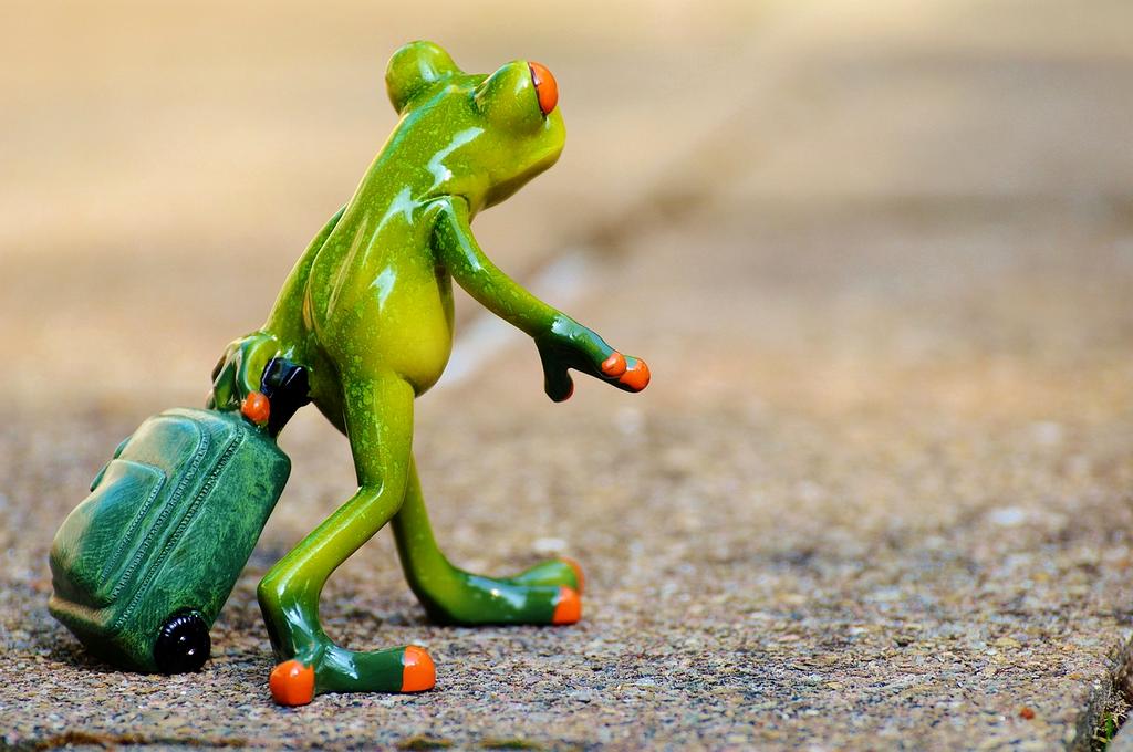 Printed travel checklist on clipboard